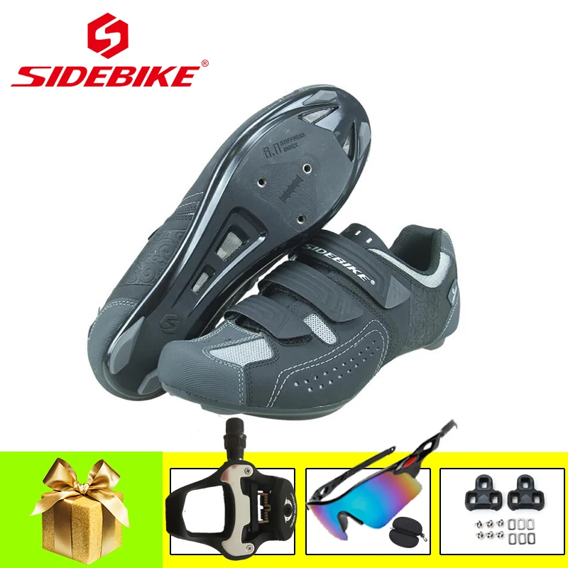SIDEBIKE Road Cycling Shoes for Women Men Outdoor Professional Racing Road Spd-SL Pedal Bicycle Sneaker Athletic Road Biek Shoes