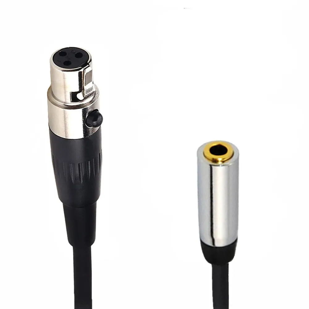 3 5 мм стерео аудио разъем для мини XLR Женский кабель 1/8 дюйма TRS to 3-pin Mini аудиокабель