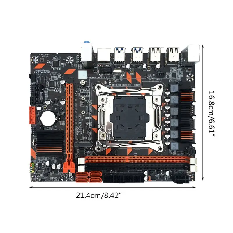 X99 DDR3 MINI LGA2011-3 материнская плата для компьютера двухканальная память M.2 интерфейс