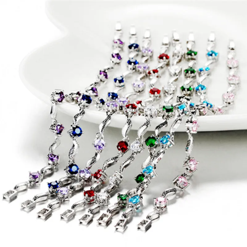 Очаровательный браслет из кубического циркония новинка 2019 модный круглой