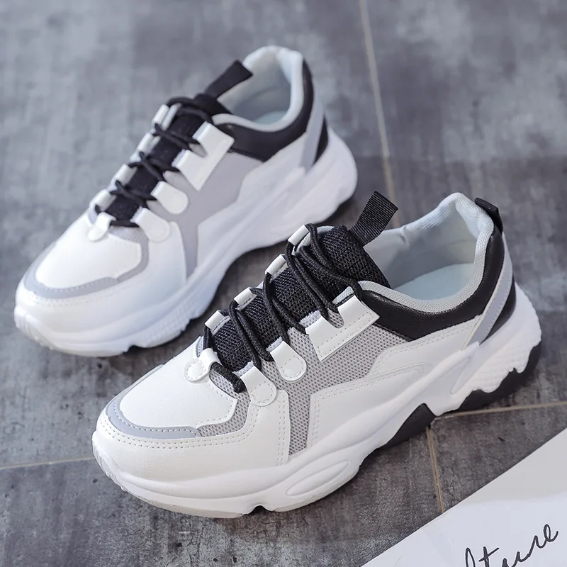 

2020 fashion women's vulcanized shoes new comfortable mesh shoes casual sneakers shoes breathable woman sneakers Y302