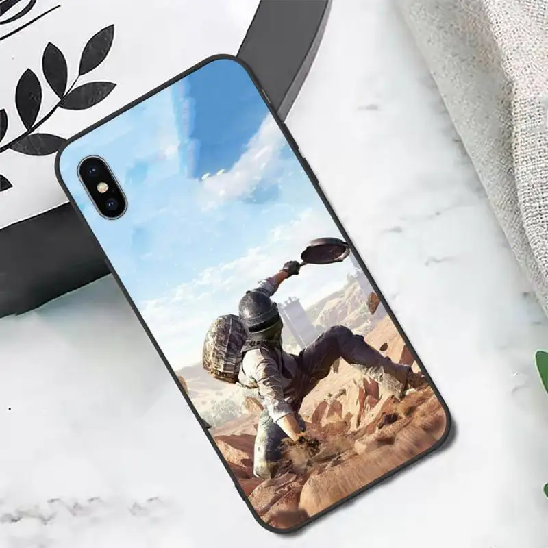 

PUBG Game Art Phone Case for iPhone 11 12 pro XS MAX 8 7 6 6S Plus X 5S SE 2020 XR mini