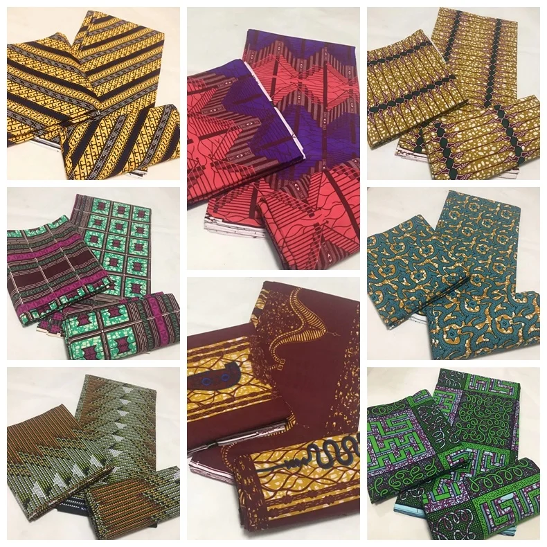 Африканская мода 100% хлопок высота 6 ярдов восковые принты материалы Анкары