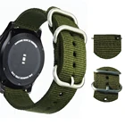 Ремешок Nato для Samsung Galaxy watch 346 мм42 ммActive 2 Gear S3 FrontierS2 18 мм20 мм22 мм, браслет Huawei GT-2-2e-pro 46 band