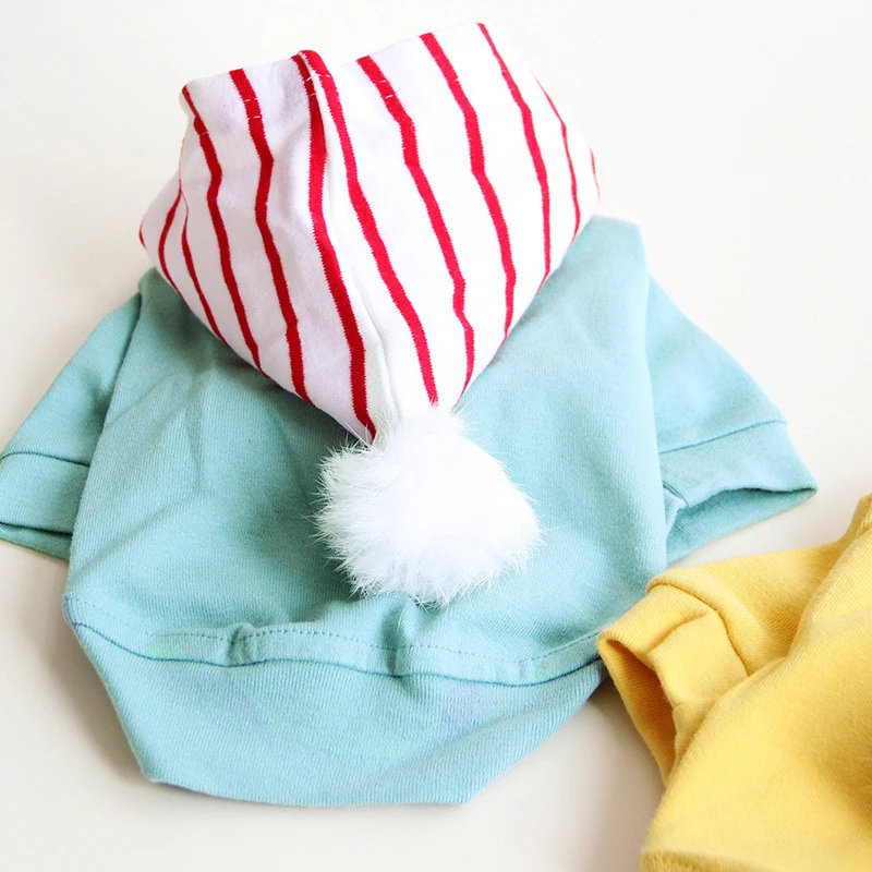 Dog Hoodie Jacket Clothes Classic Pet Hair Ball Hooded Cute T-shirt Casual for Small Autumn Coat Puppy | Дом и сад