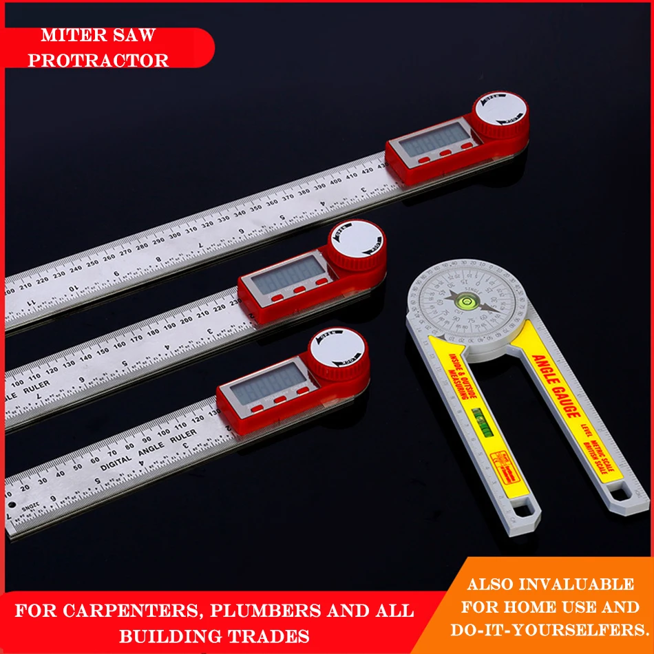 WORKBRO Miter Saw Protractor Woodworking Tool Replace The Model #505P-7 Fit For Carpenters Plumbers And all Building Trades | Инструменты