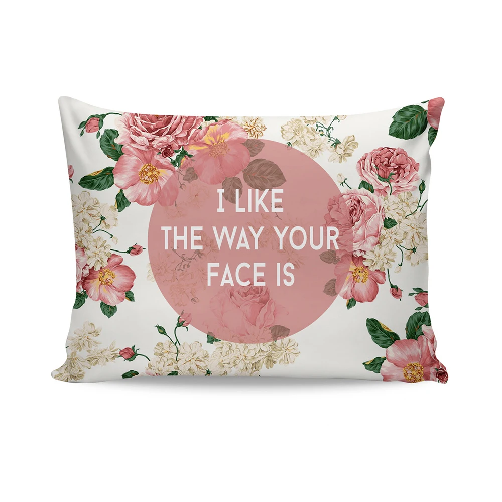 

Наволочка из полиэстера с 3d принтом «I Like The Way Your Face Is»