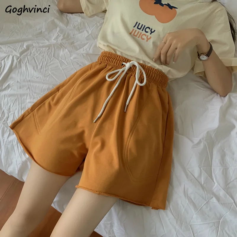 

Шорты женские, летние, свободные, с высокой талией