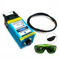 5 5w 450nm focusing blue laser module laser engraving and cutting ttl module 5500mw laser can engrave on wood