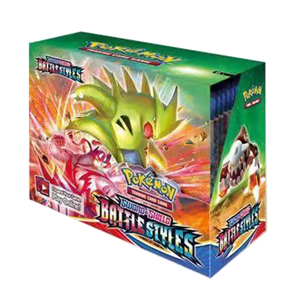 2021 Новинка 360 шт. случайный 1 коробка Pokemon TCG: сияющая судьба бустер карточка игра