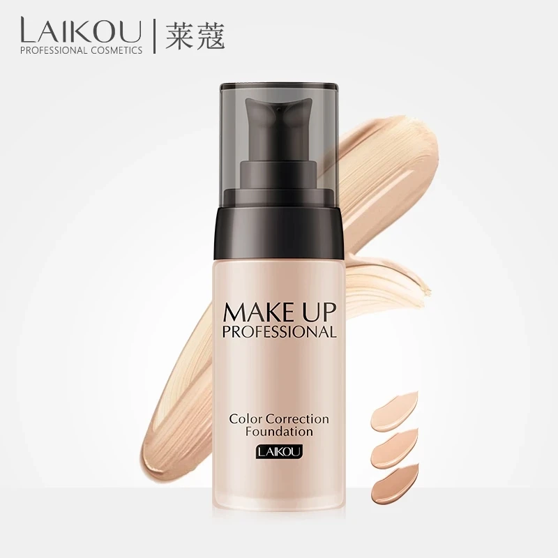 

LAIKOU Makeup Base Face Liquid Foundation BB Cream Concealer Moisturizer Oil-control Whitening Waterproof Maquiagem Makeup