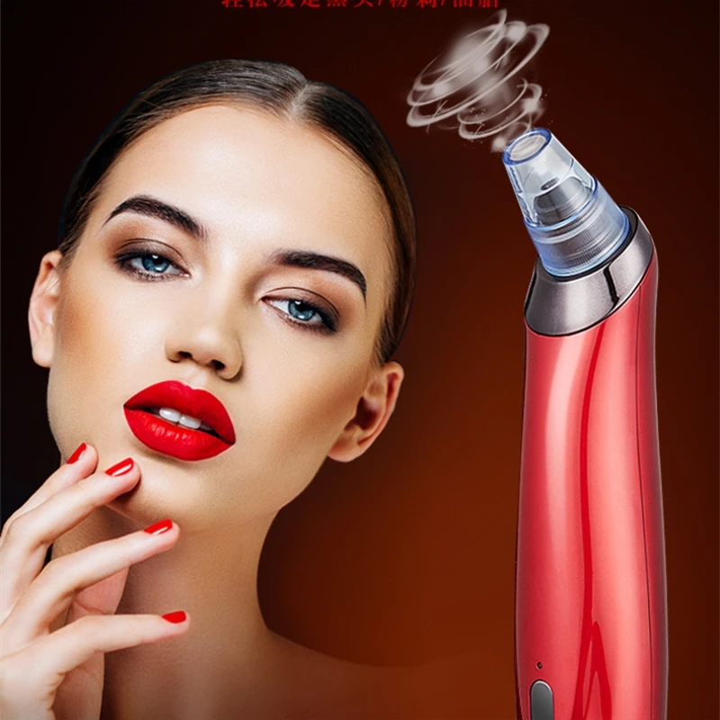 

Face Skin Care Pore Cleaning Vacuum Blackhead Remover Acne Pimple Removal Beauty Healthy Suction Tool Derm Abrasion Machine