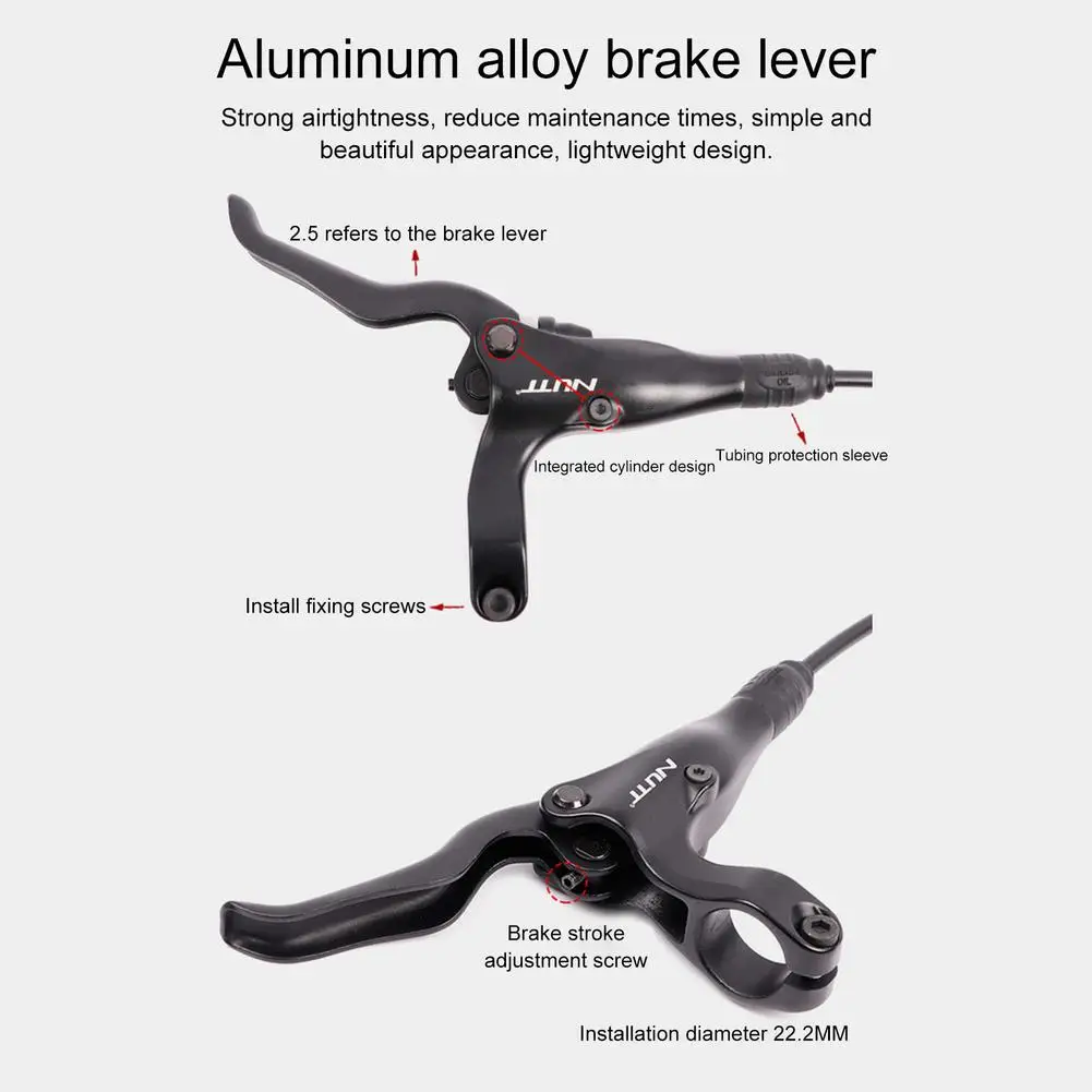 

Bicycle Brake Kit MTB Bike A1 Cooling Disc Oil Brake With 160MM RT56 DiscX2 Road Bicycle Oil Disc Brake Bicycle Brake Accessorie