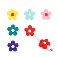 new 6 color cable protector for phone cable flowers cable winder phone holder accessory cable protector cable organizer