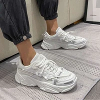 2022 women shoes fashion sneakers tenis de mujer lace up plus size woman platform shoes ladies chunky sneakers casual loafers
