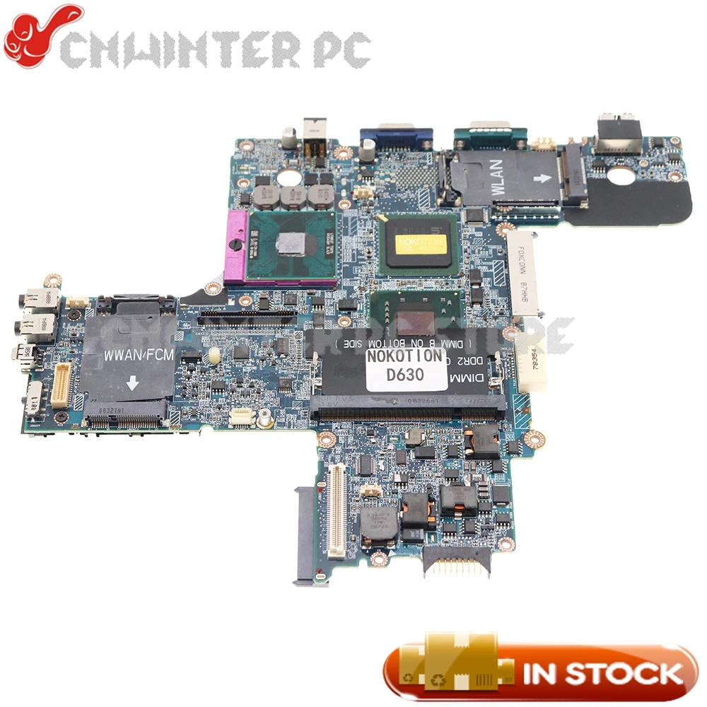 NOKOTION CN-0DT781 0DT781 LA-3301P для ноутбука Dell Latitude D630 материнская плата Intel GMA замена CN-0R872J