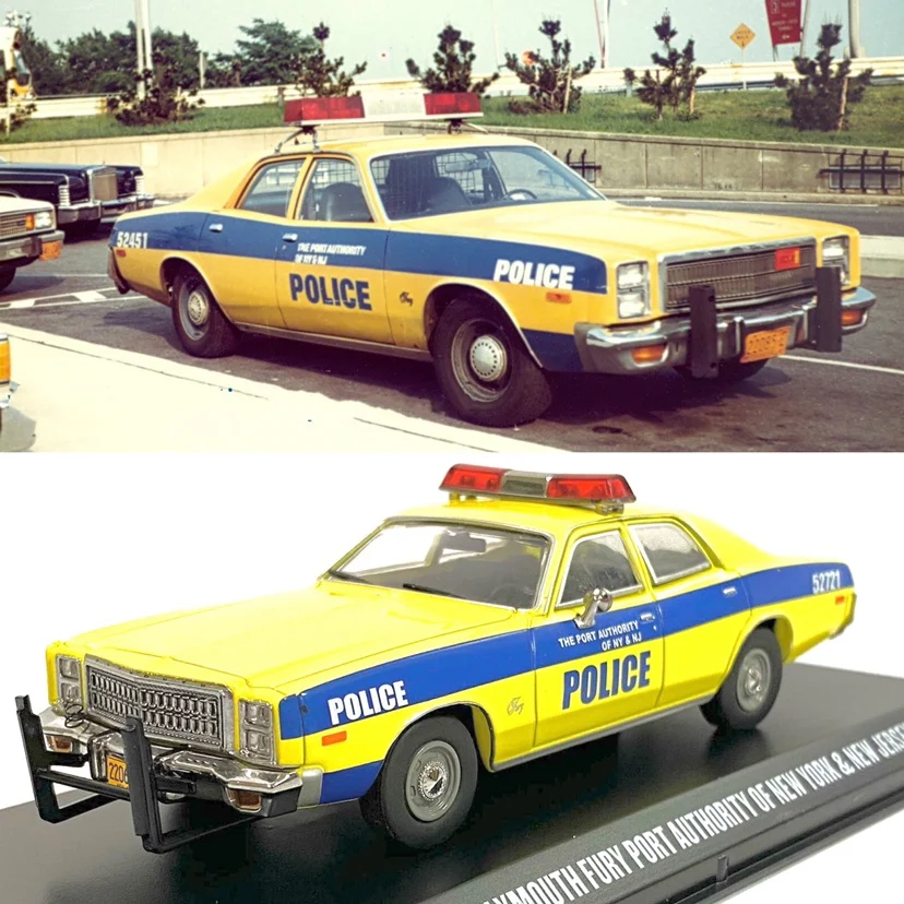 

Greenlight 1:43 1977 Plymouth Fury Arkansas Police Car Limited Collector Edition Metal Diecast Model Toy Gift