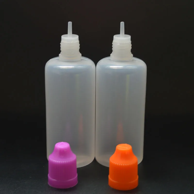 

500 шт., пластиковые бутылочки-капельницы для жидкости, 60 мл