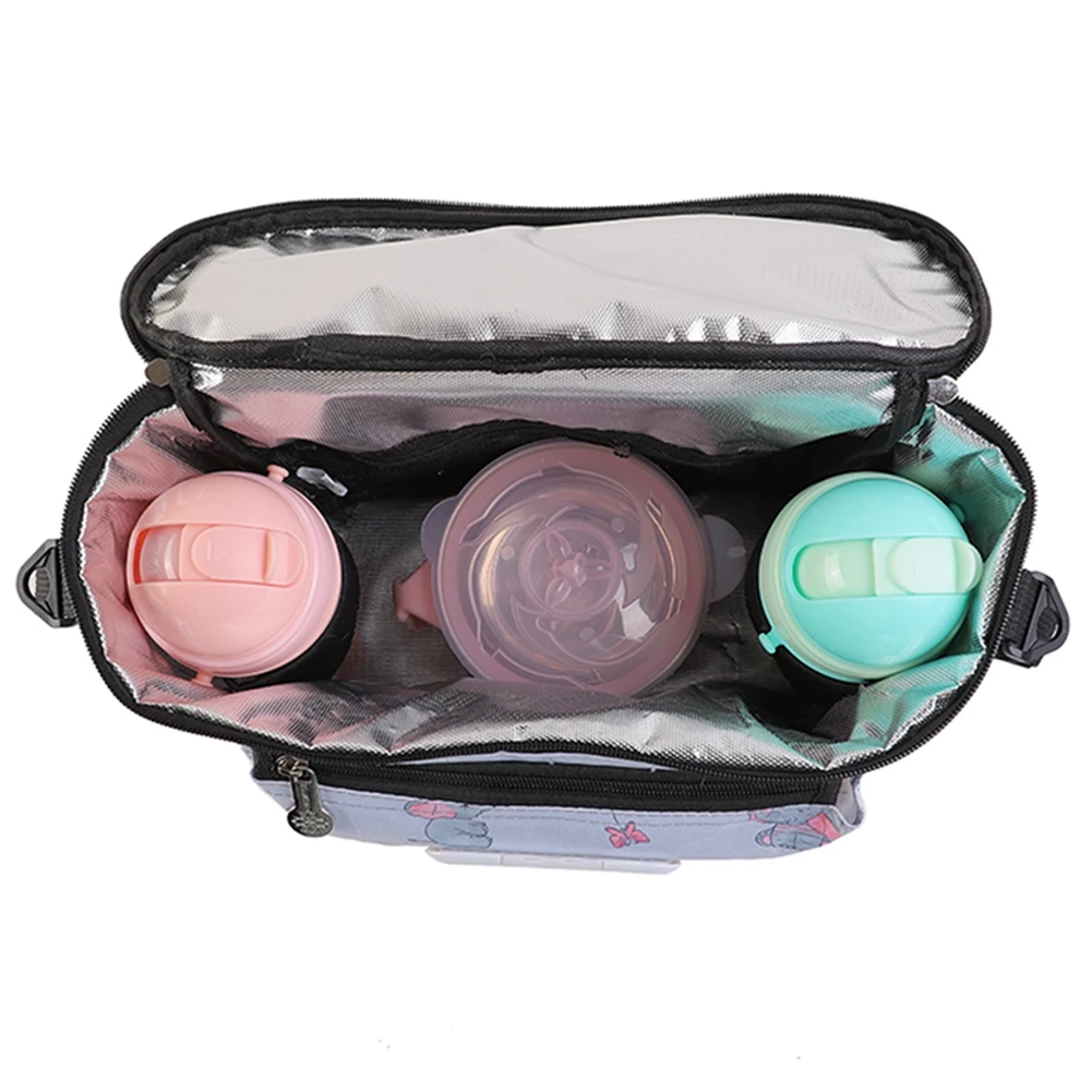 

Baby Organiser Mummy Bag Storage Stroller Pram Pushchair Cup Bottle Holder Secure Accessary Bag Universal Stroller Organizer
