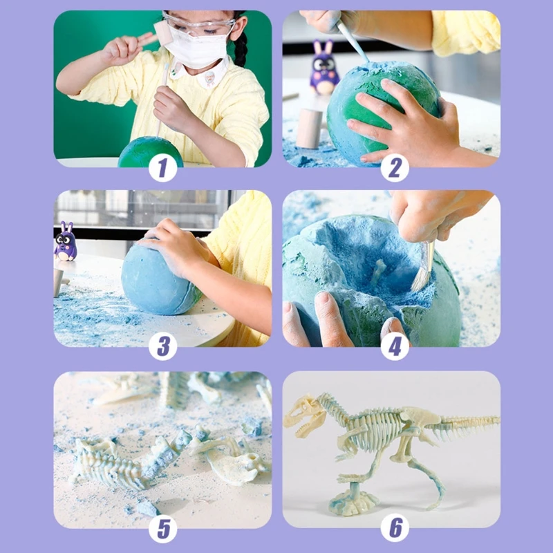 

Educational Dinosaur Excavation Archaeological Dig Toy DIY Assembly Model Gifts