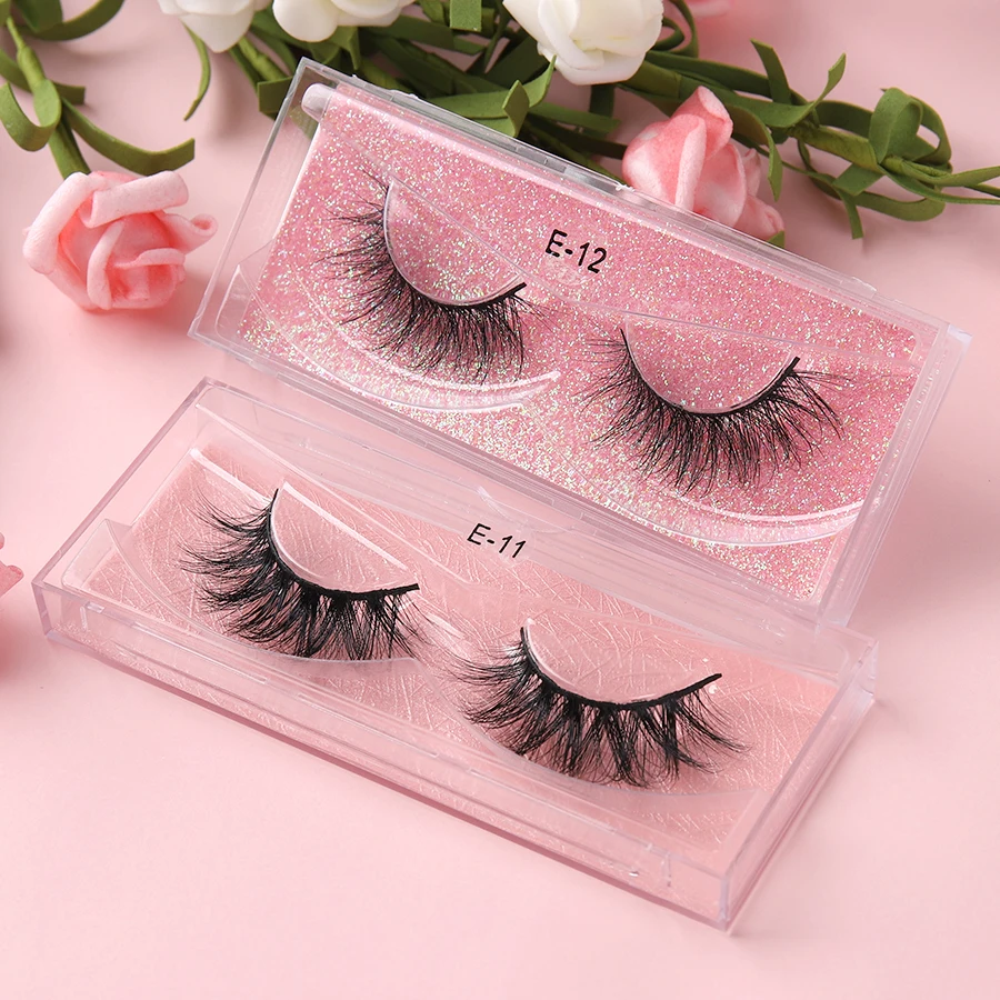 

25mm Lashes Fluffy 3d Mink Lashes 1 Pair Mink Eyelashes Makeup Dramatic Long Natural Eyelashes Eyelash Extension Maquillaje