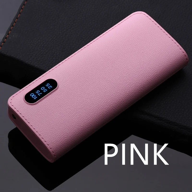Power bank10000 мАч Внешний аккумулятор повербанк 2USB светодиодный Carregador портативный мобильный телефон зарядное устройство для samsung Iphone XS