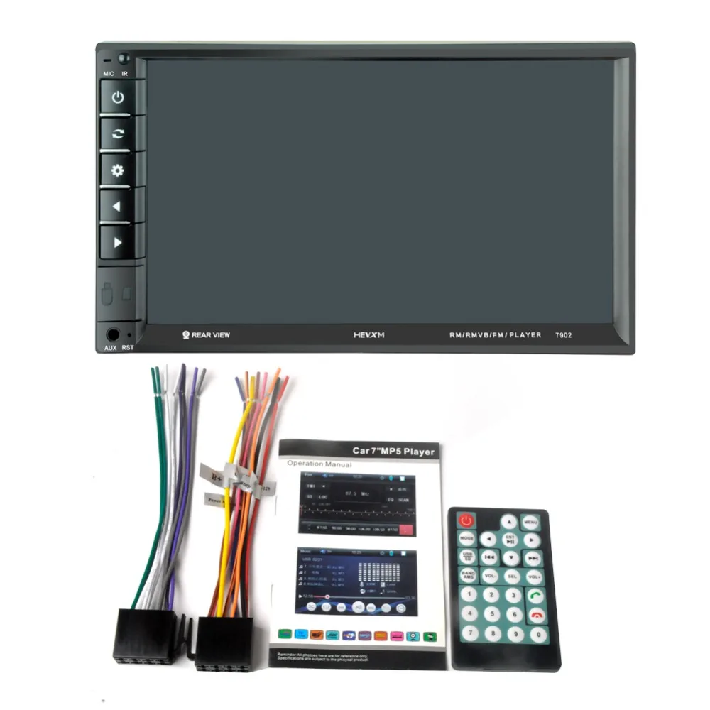

Car Radio 7" Touch In Dash Auto audio Player MP5 Autoradio Bluetooth Rear View Camera Remote Control