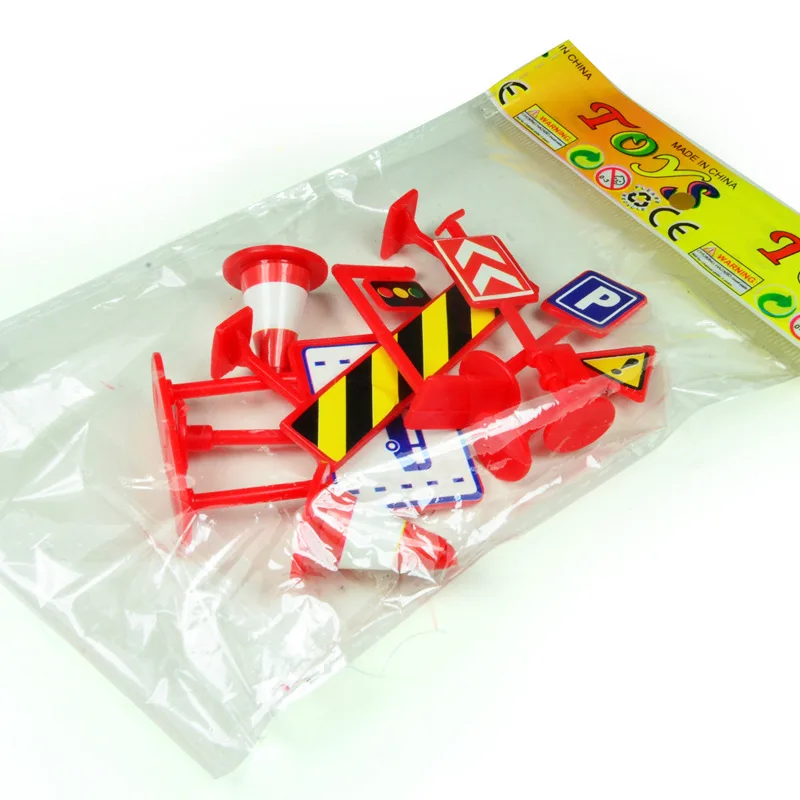 Автомобильные аксессуары 9 шт. дорожный знак модель дорожного движения