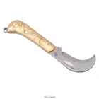 Эми небольшой ретро брелок в форме ножа для резьбы брелок карманный тактический Складная папка Ножи латунь