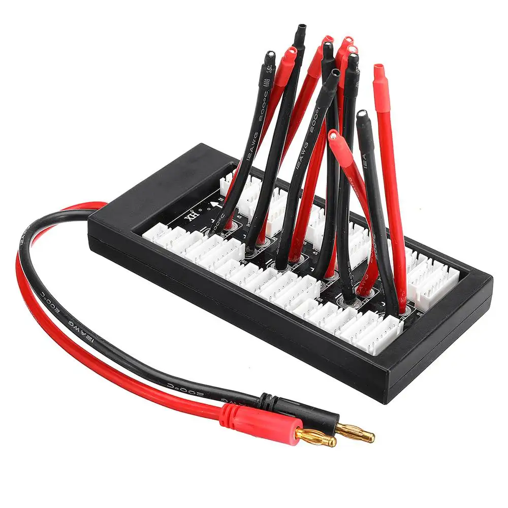 Сделай сам штекер 2-6S Lipo батарея параллельная Плата Поддержка для IMAX B6 ISDT Q6 HOTA H6 Pro