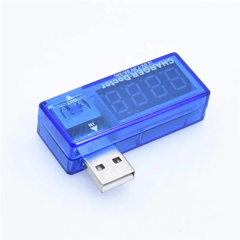 Зарядное устройство MIni USB для измерения напряжения и силы тока в мобильном