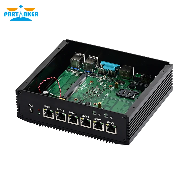Мини-ПК parмягкий Intel Core i5 8265U 6 LAN 211AT Gigabit Ethernet 4 * Usb 3 0 HD RS232 COM | Компьютеры и офис