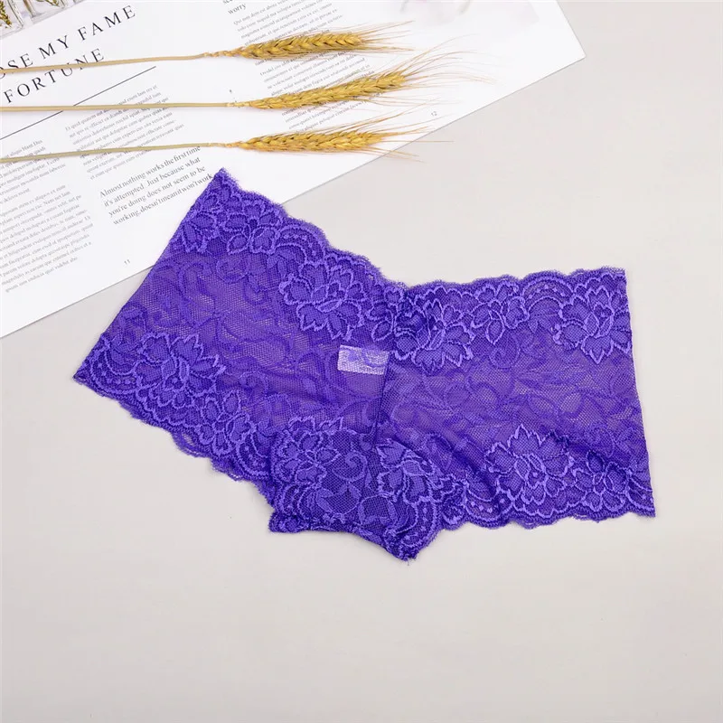 Высококачественное нижнее белье женские пикантные шорты ультратонкие кружевные