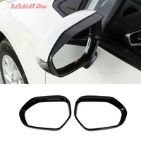 2pcs car side rearview mirror rain eyebrow cover trim cup shell frame for toyota corolla altis 2019 2021 styling accessories