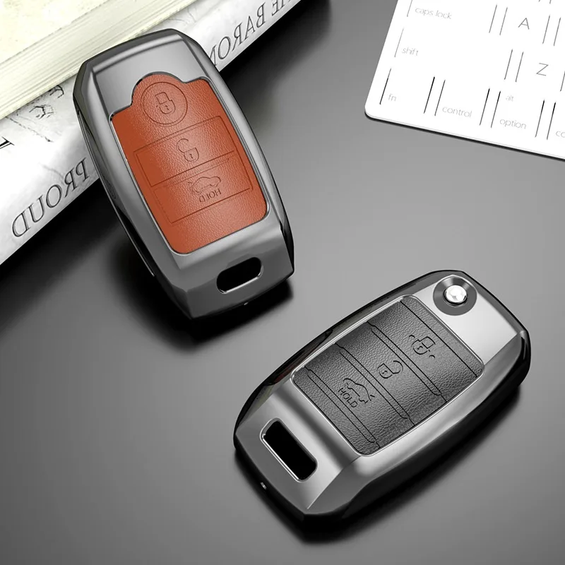

1 Pcs Zinc Alloy Car Remote Key Cover Case For KIA Rio QL Sportage Ceed Cerato Sorento K2 K3 K4 K5 Accessories Keychain Shell