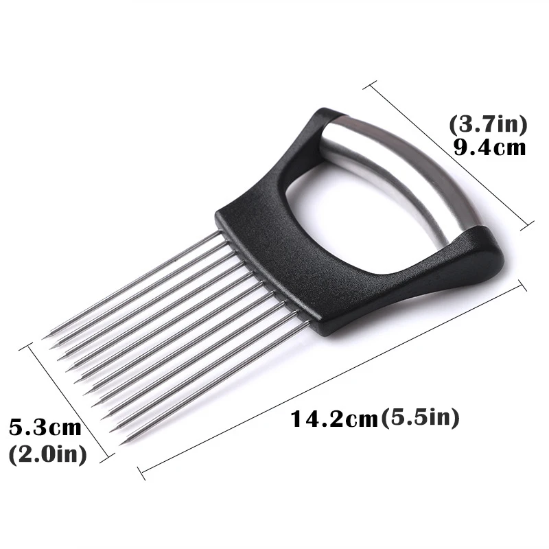 Креативный нож для лука подставка из нержавеющей стали вилка овощная томатного