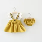 Счастливая Пасха, платье с кроличьими ушками, комплект для новорожденных, малышей, девочек, платье без рукавов с мультяшными кроличьими ушками, шорты 2021