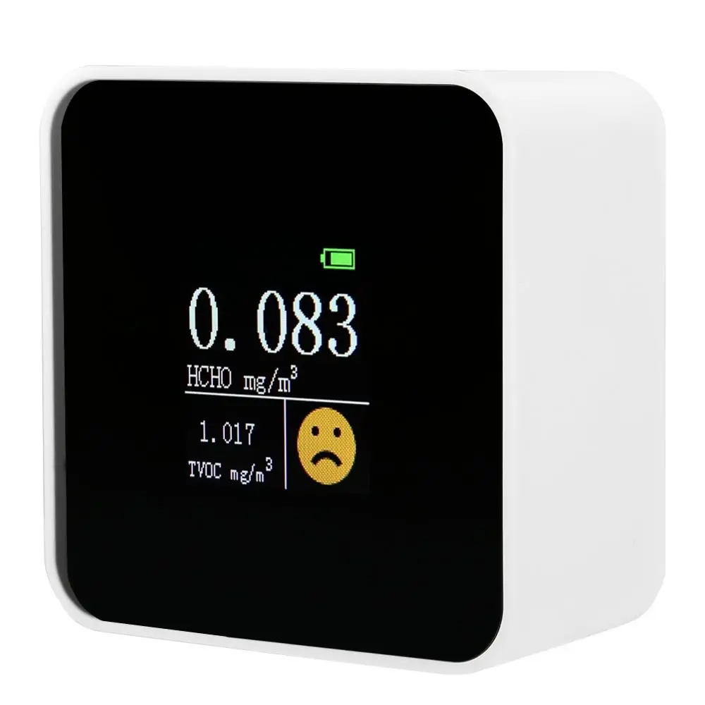 

Высокопроизводительный детектор качества воздуха, высокоточный детектор HCHO TVOC, перезаряжаемый монитор качества воздуха, газоанализатор