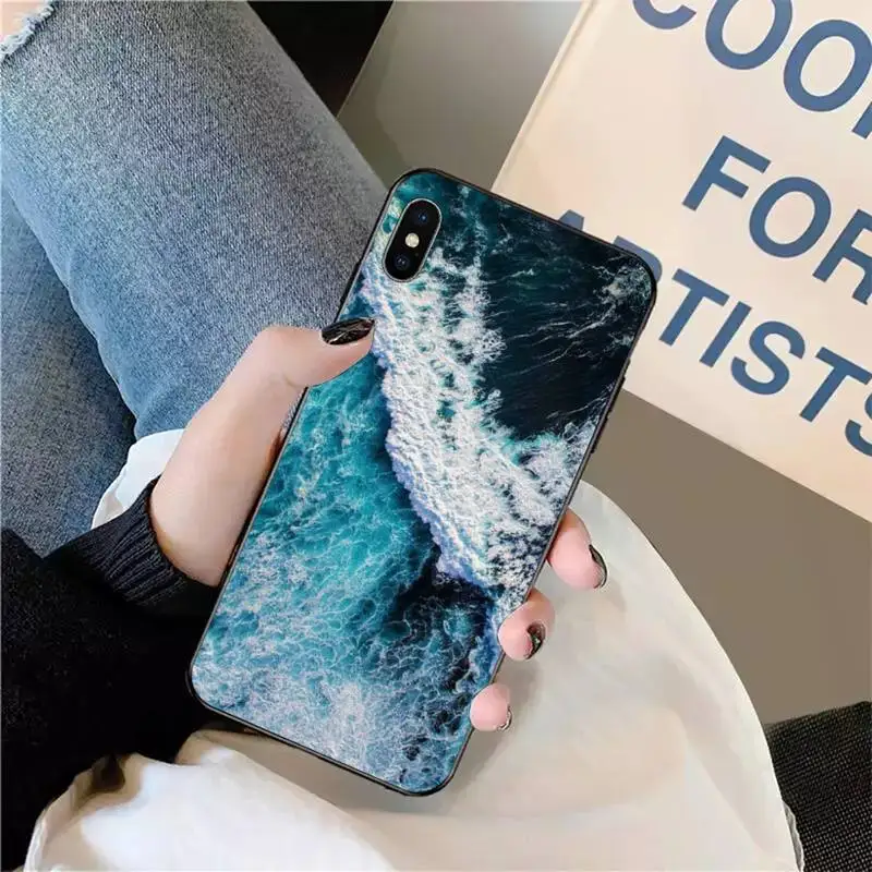 

Waves big sea landscape Phone Case for iPhone 11 12 pro XS MAX 8 7 6 6S Plus X 5S SE 2020 XR mini