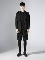 mens spring 2021 dark zip up cardigan trench coat classic simple fashion trend dark plus size coat