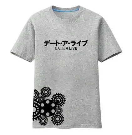 

Unisex Anime DATE A LIVE Tokisaki Kurumi Nightmare Yoshino Cotton T-Shirt Tee T Shirt Top