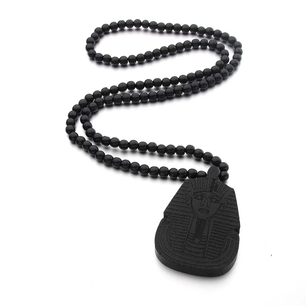 Бесплатная доставка Большая распродажа! Деревянное ожерелье в стиле хип-хоп с