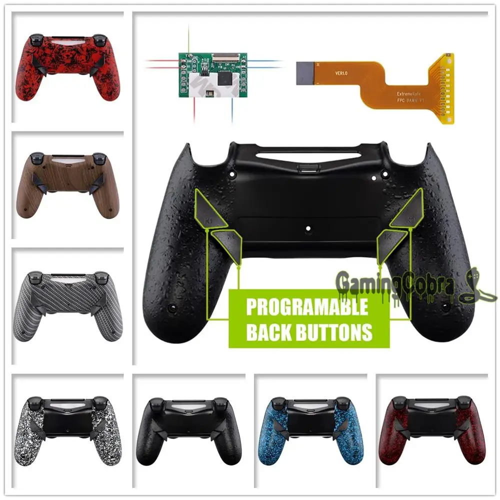 

Dawn Programable Remap Kit for PS4 Slim Pro Controller JDM 040/050/055 w/ Back Shell & 4 Back Buttons