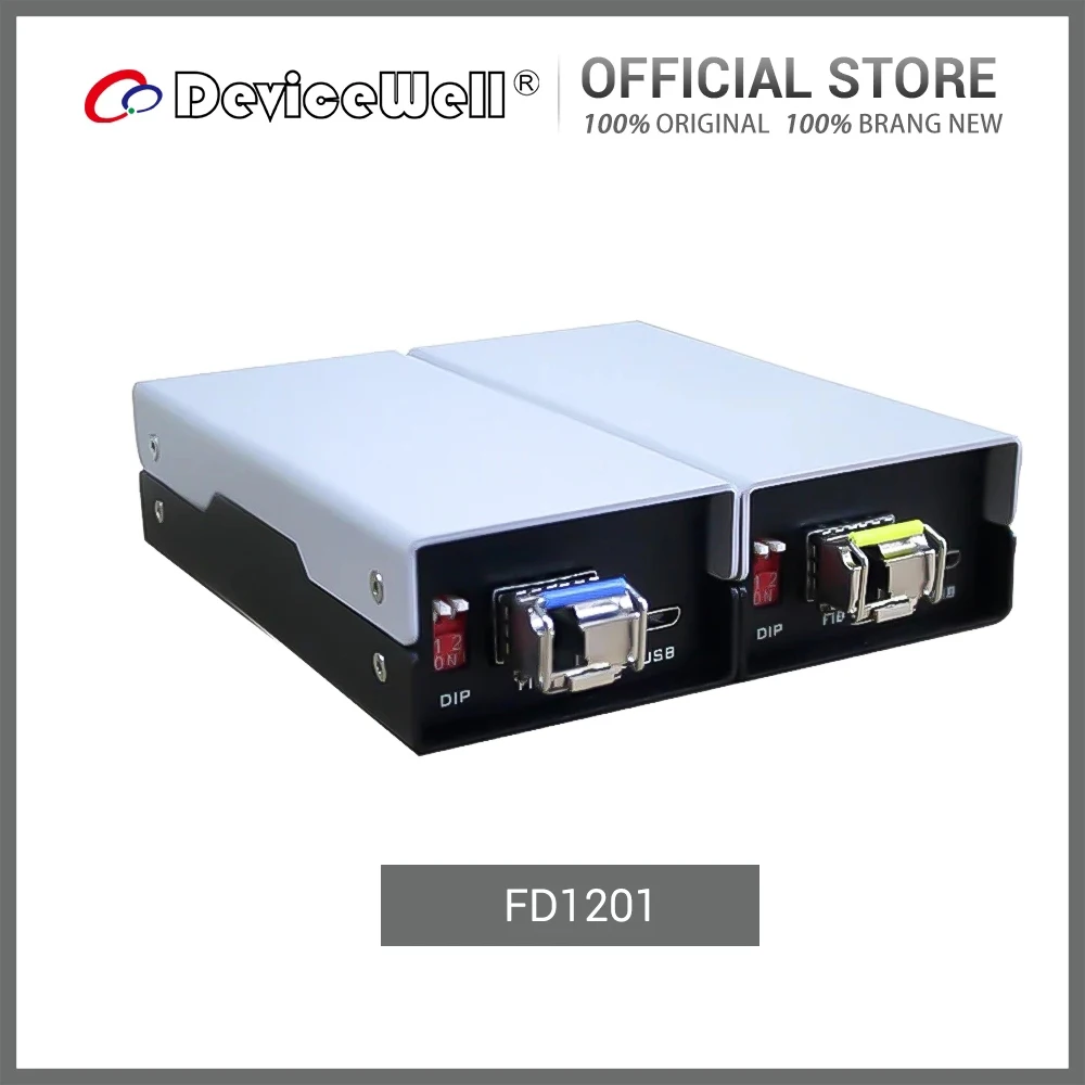 

DeviceWell FD1201 12G SDI USB Power Fiber Media Mini Video Converter