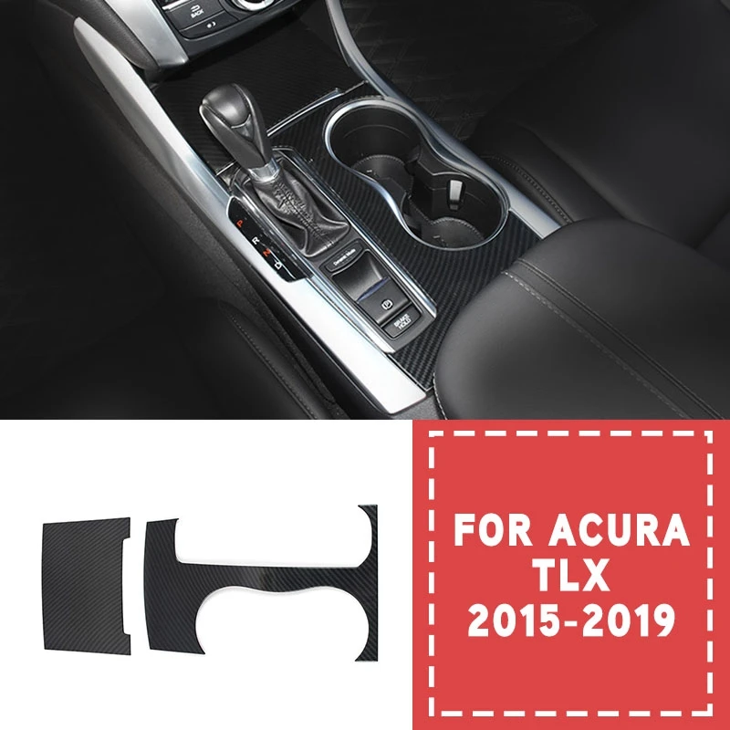 Pcmos углеродное волокно панель накладка для Acura TLX- интерьер молдинги молдинг наклейки Новые