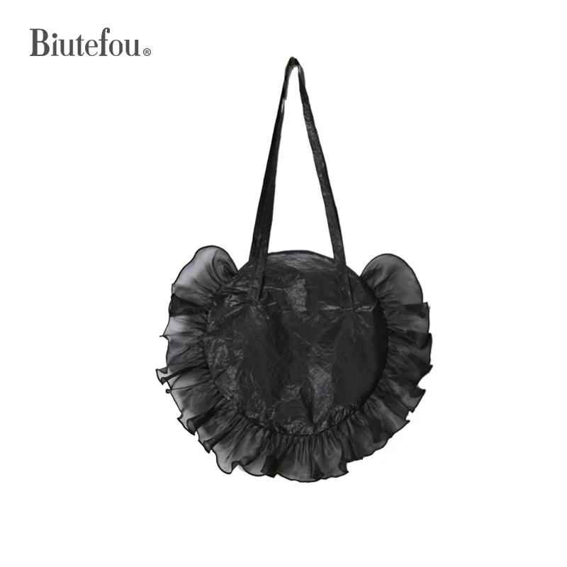 

New Arrival Women Ruffled Sunflower Bag