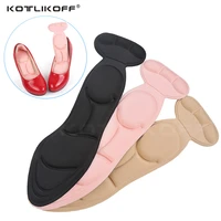 1 pair self adhesive insole pad inserts 2 in 1 heel post back anti wear breathable anti slip for high heel shoe