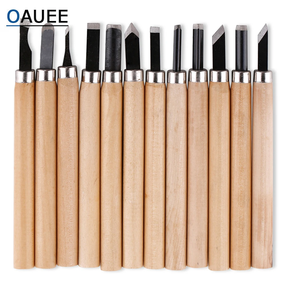 

8pcs/10pcs/12pcs Professional Wood Carving Chisel Knife Hand Tool Set For Basic Detailed Carving Woodworkers Gouges Dropshipping