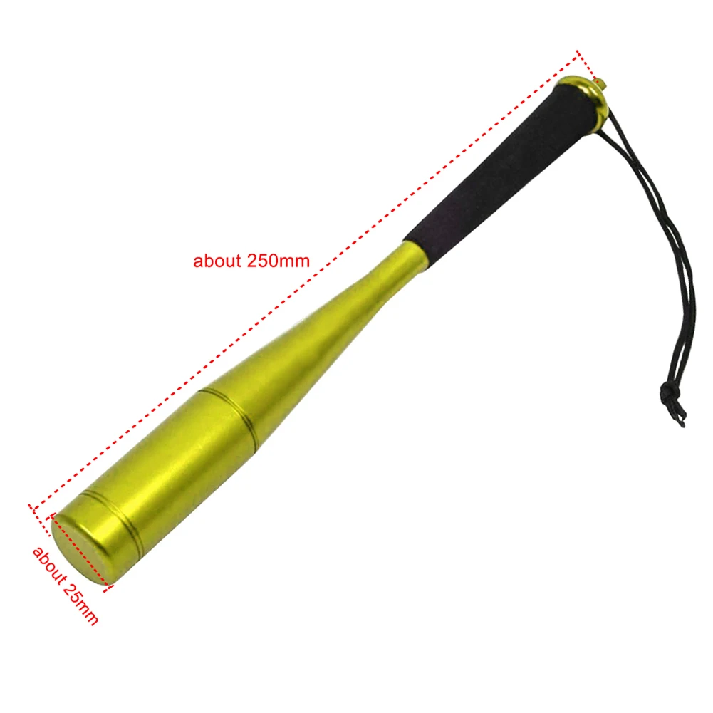 25 мм металлический Fly Рыбалка меня с мягкими ручками рыба Whacker летучей мыши