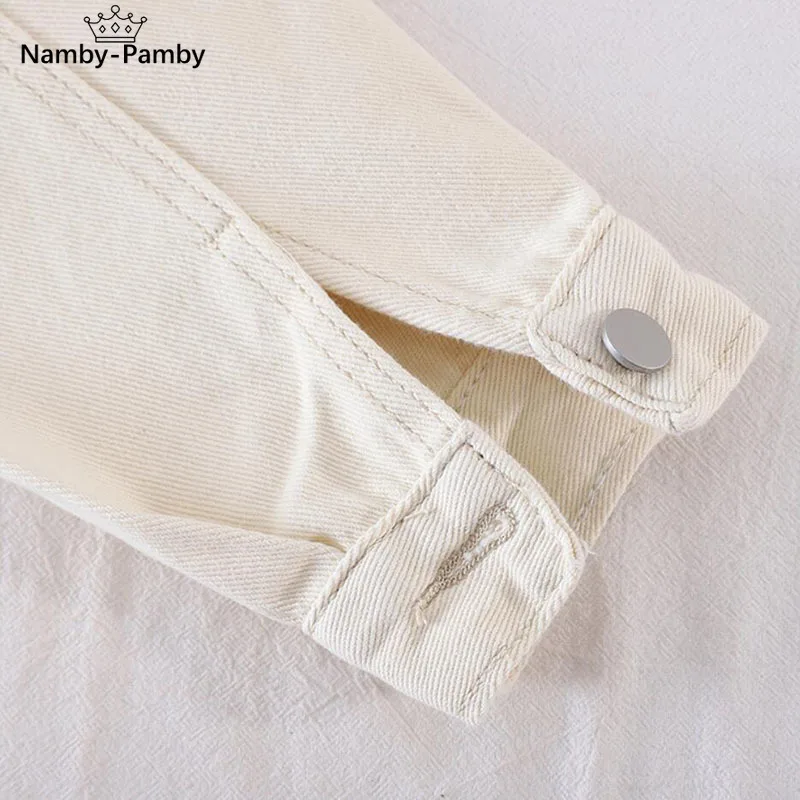 

Women Double Pockets Hooded Coat Single Breasted Denim Jacket Women Autumn New Solid Color Simple Long Sleeve Tops PL508